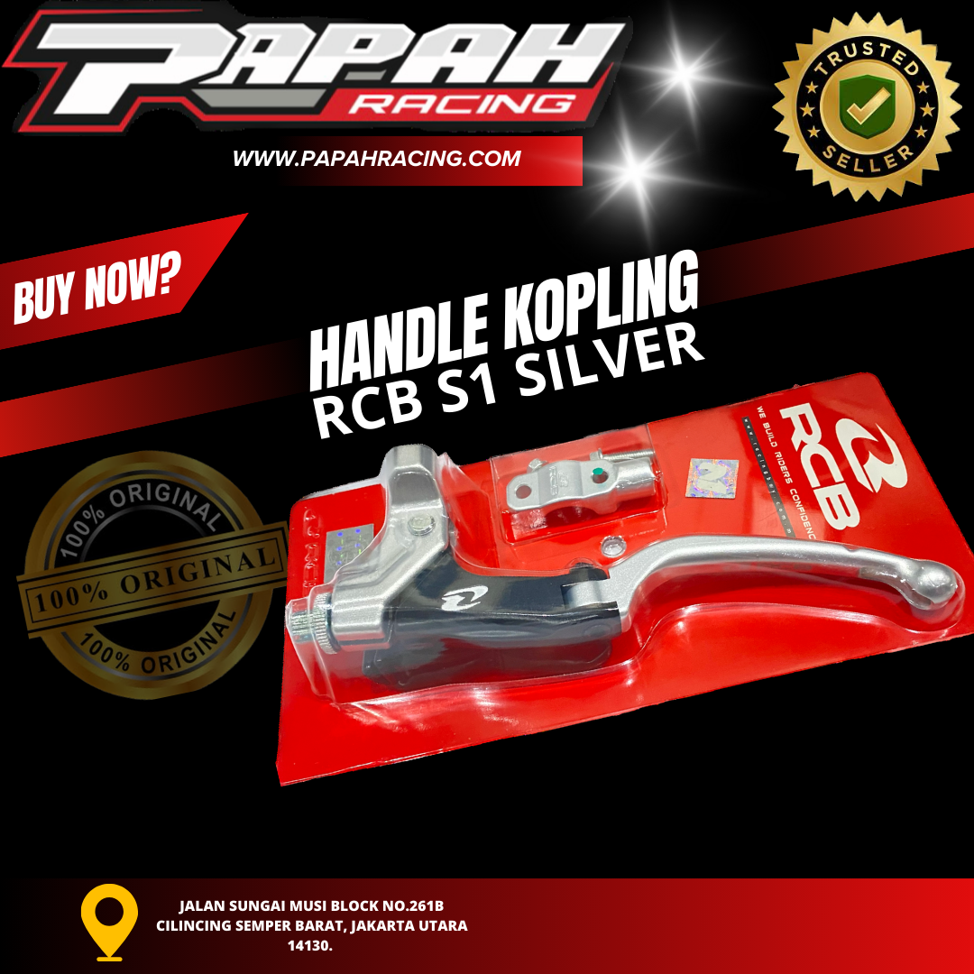 HANDLE KOPLING RCB S1 SILVER